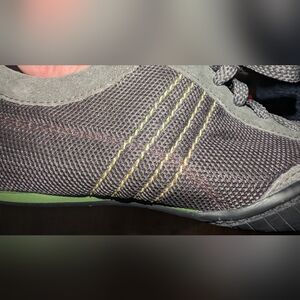 Banana Republic Green and Gray Sneakers with Knit Upper